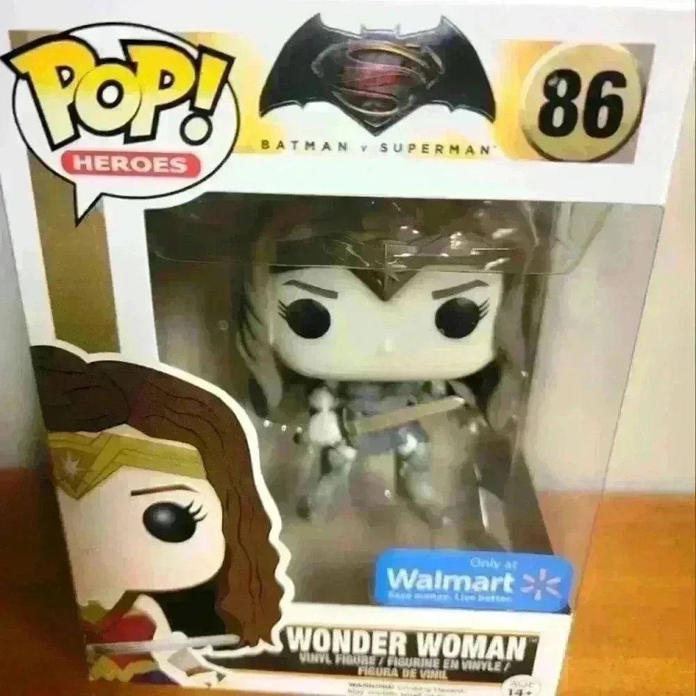 Funko pop batman v. Superman wonder women#86 walmart exclusive